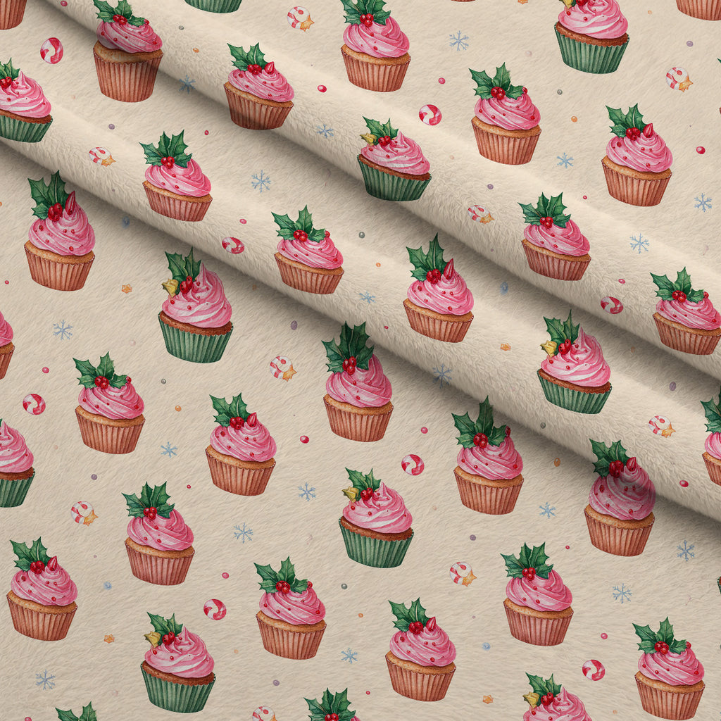 Yuletide Patchwork Pattern 5 Minky Fabric — plush minky folded close-up preview (mv-minky-v1:lying)