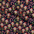 Yuletide Whimsy Pattern 10 Minky Fabric — plush minky folded close-up preview (mv-minky-v1:lying)