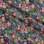 Yuletide Whimsy Pattern 7 Minky Fabric — plush minky folded close-up preview (mv-minky-v1:lying)