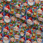 Yuletide Whimsy Pattern 8 Minky Fabric — plush minky folded close-up preview (mv-minky-v1:lying)